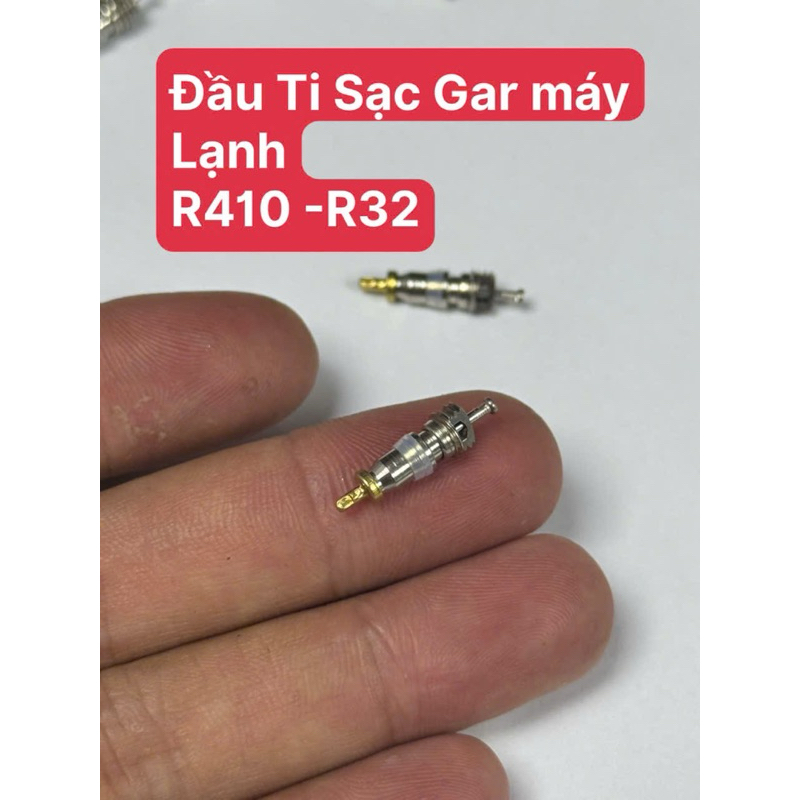 Đầu Ti Sạc Gar Máy Lạnh R22-R410-R32 Ti Van Điều Hoà Thay Thế Chất Liệu Thép Không Gỉ