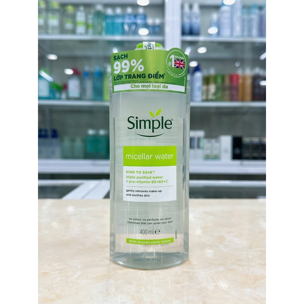 Nước tẩy trang Simple Kind to Skin Micellar Cleansing Water | BigBuy360 - bigbuy360.vn
