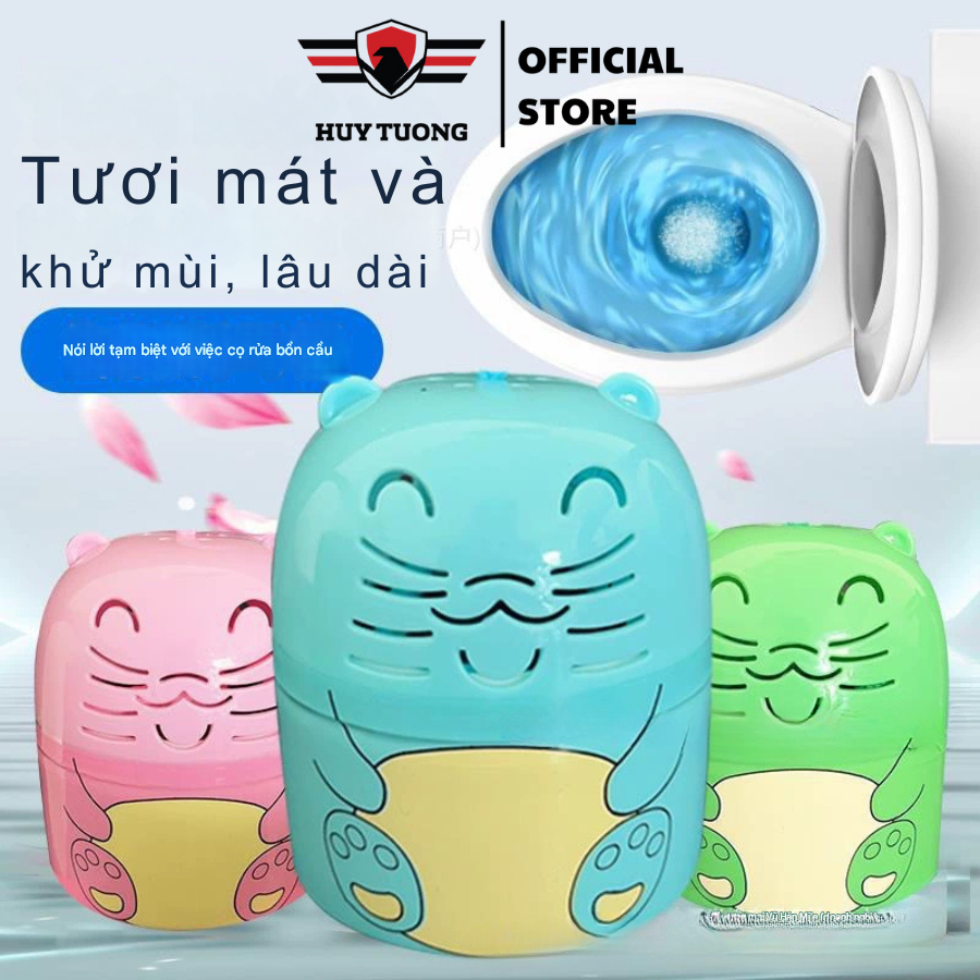 Ảnh Lọ Thả Bồn Cầu Hình Mèo Khử Mùi Bồn cầu Hương Thơm Thanh Mát Tặng Kèm Dây Dễ Dàng Khi Sử Dụng 2