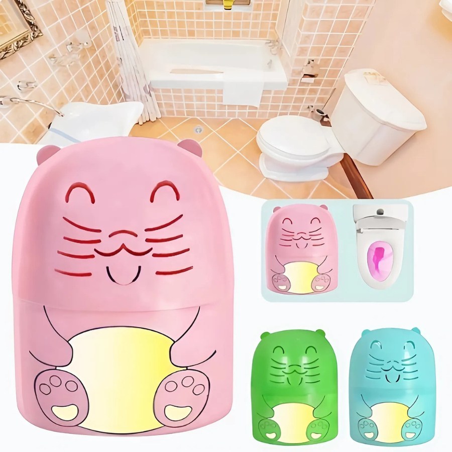 Ảnh Lọ Thả Bồn Cầu Hình Mèo Khử Mùi Bồn cầu Hương Thơm Thanh Mát Tặng Kèm Dây Dễ Dàng Khi Sử Dụng 3