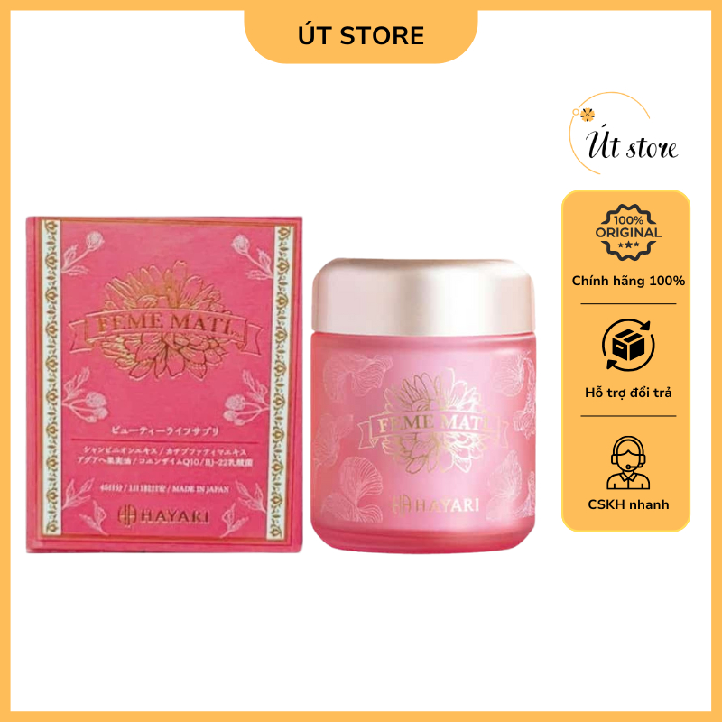 Hộp 45 Viên Uống Men Phụ Khoa Feme Mati Women’ Secret Nhật Bản (Bản Pro)
