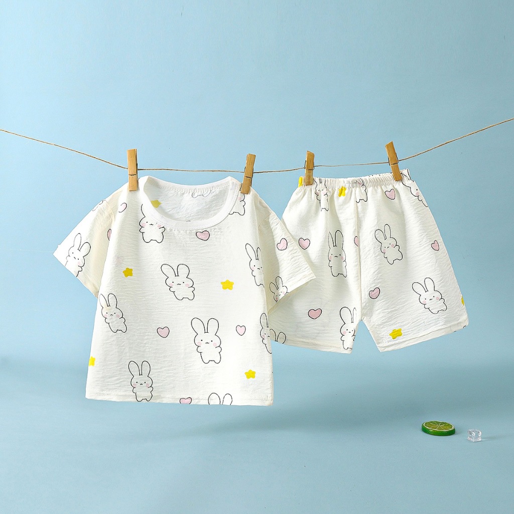 [THANH LÝ] Bộ đùi mùa hè cho bé từ 6-22kg, vải đũi mịn mát mẻ