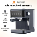 Máy Pha Cà Phê Espresso Tự Động Tạo Bọt Sữa Cho Gia Đình Văn Phòng Công Sở, Máy Pha Coffee Mini 20 Bar — ảnh 1