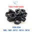 Tán Thép Đen, Đai Ốc, Ê Cu M6 M8 M10 M12 M14 M16 - Cấp Bền Cao Chịu Lực Khủng - Hàng Chuẩn Ren Mịn