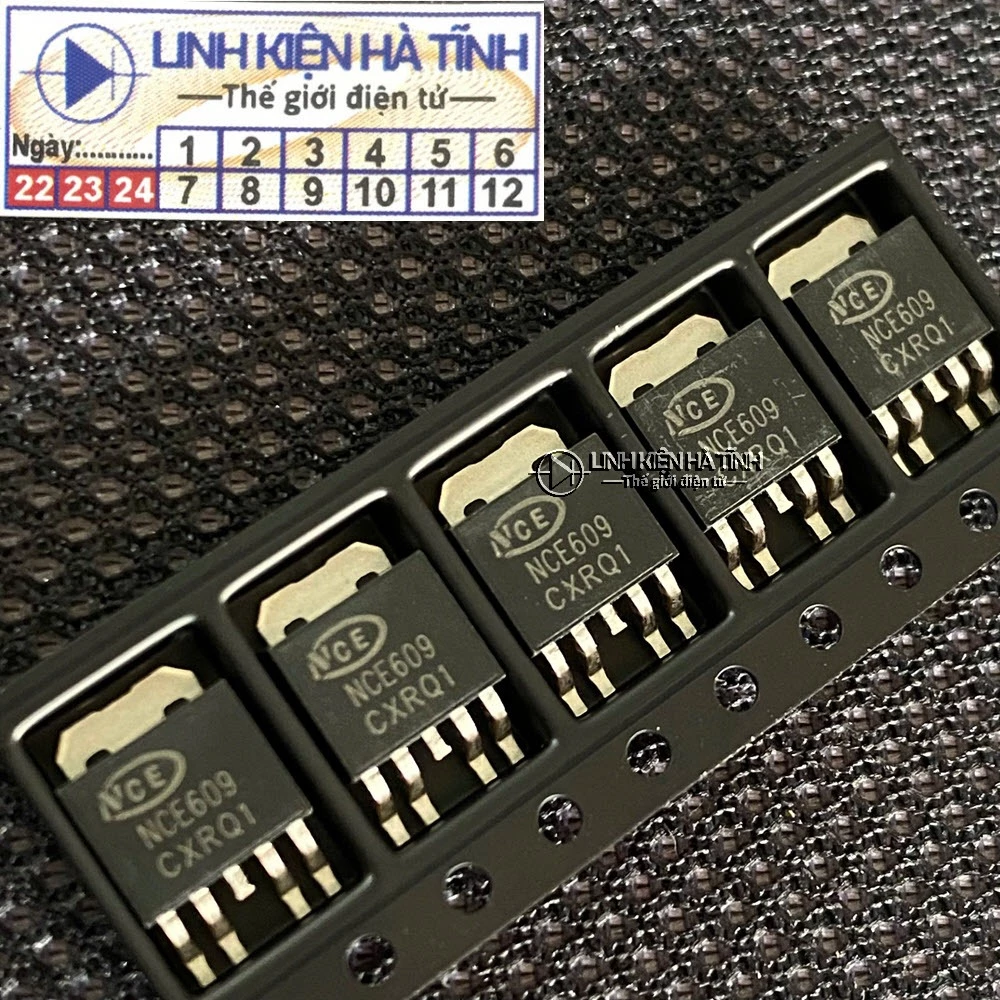 Mosfet Dán NCE609 NCE 609 TO-252-4L 21A 40V Kênh Đôi N+P mới