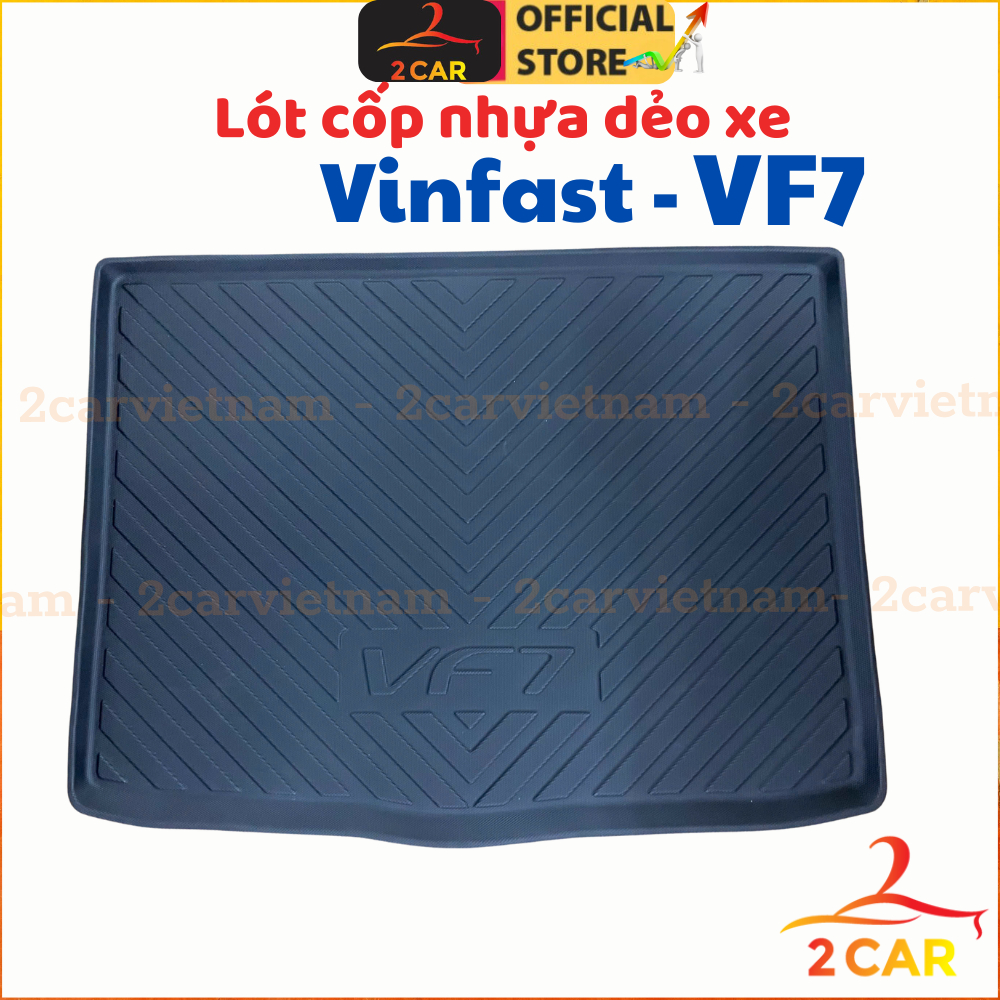 LÓT CỐP xe Vinfast VF7 nhựa dẻo siêu đẹp, siêu bền, chống thấm nước, không mùi, vừa khít xe_2CAR