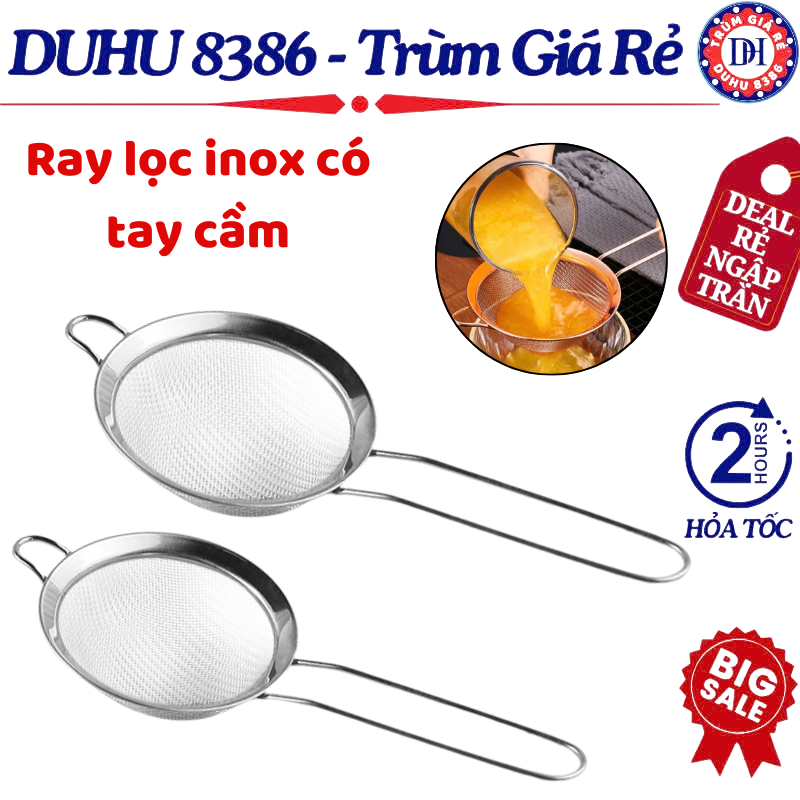 Rây Lọc Bột, Lọc Cháo Cho Bé Ăn Dặm Siêu Mịn Có Tay Cầm - Dụng Cụ Vợt ...
