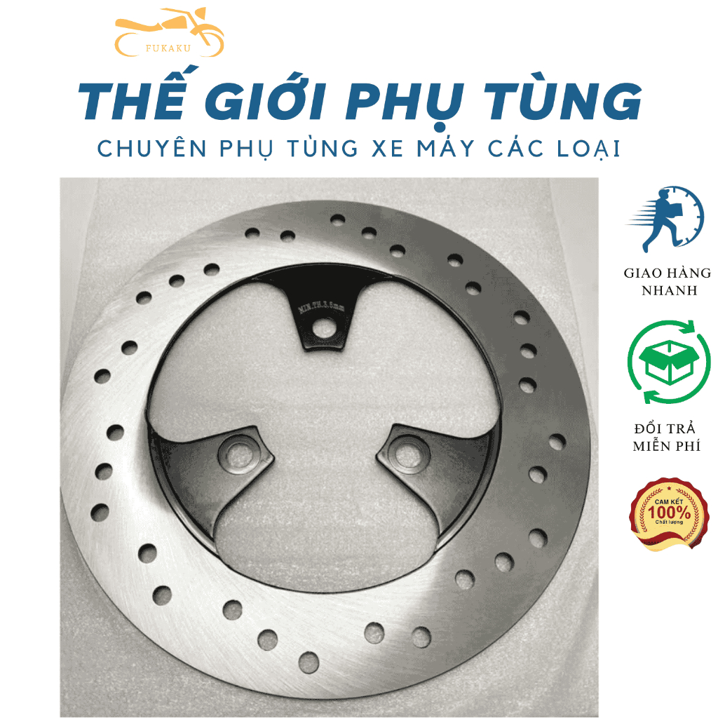 Đĩa Thắng Sau Xe Axelo Hàng Cao Cấp