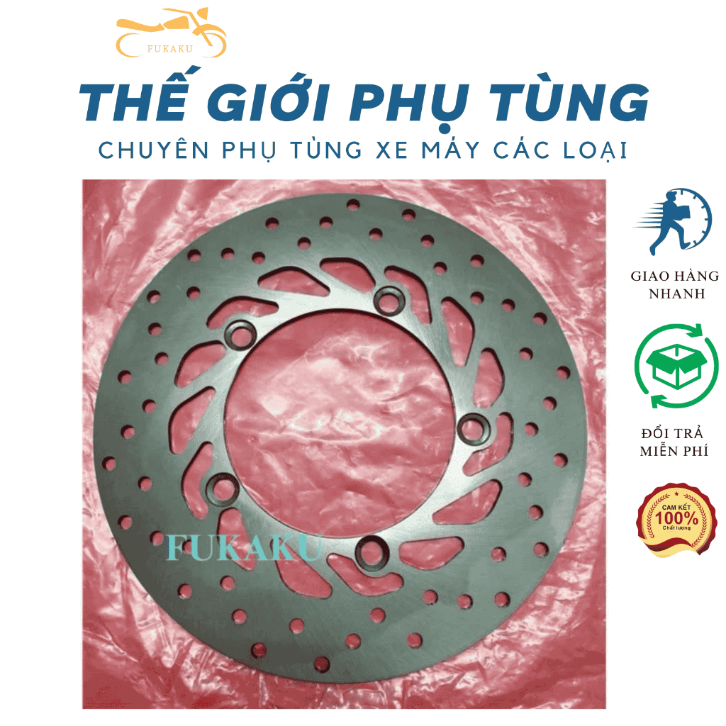 Đĩa Thắng Trước Cho Xe Exciter 150 Hàng Cao Cấp
