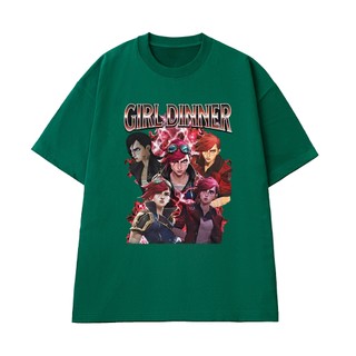 Áo Thun Liên Minh Huyền Thoại NGỐ TEE Girl Dinner Nhân Vật Vi Vải Cotton 100 Cao Cấp Thoáng Mát
