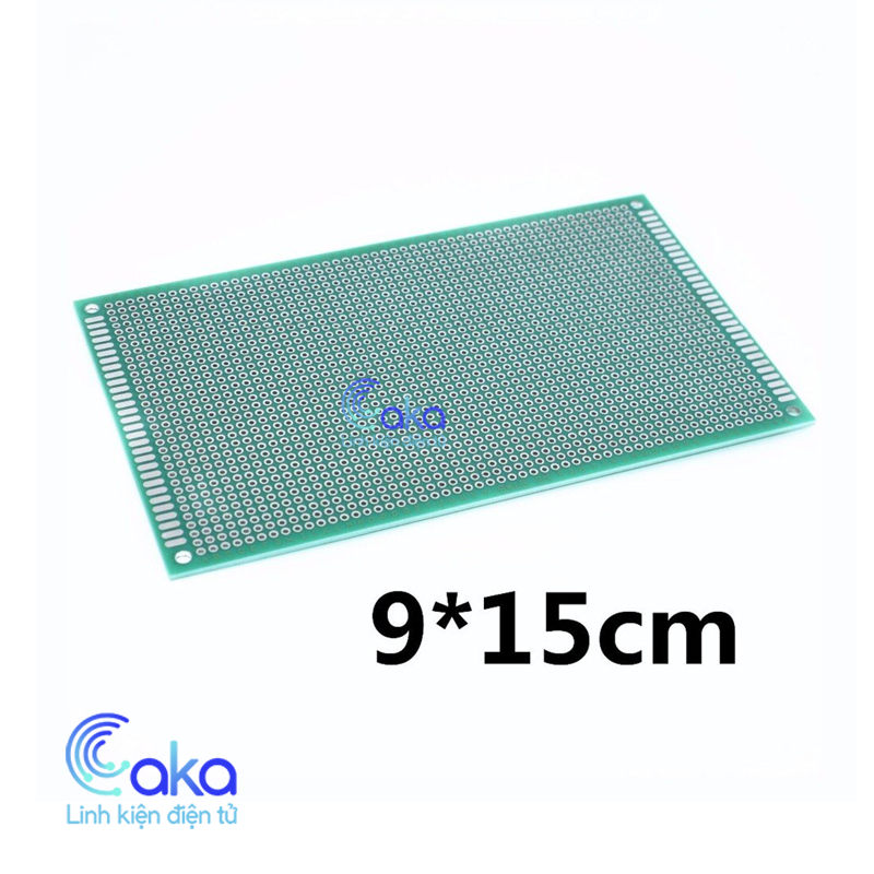 Bo mạch đục lỗ PCB 9x15 2 mặt xanh loại tốt | Shopee Việt Nam
