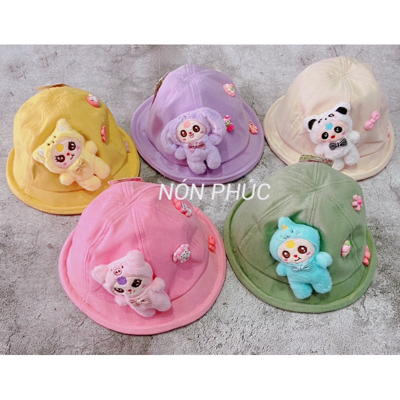 [ Bé 6 tháng- 2tuổi] MŨ LẬT VÀNH BABICHI CHO BÉ TRAI,GÁI SIZE NHÍ