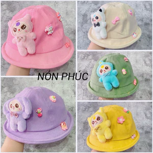 MŨ LẬT VÀNH BABICHI CHO BÉ TRAI,GÁI SIZE NHÍ