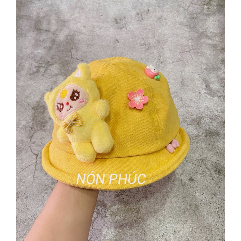 [ Bé 6 tháng- 2tuổi] MŨ LẬT VÀNH BABICHI CHO BÉ TRAI,GÁI SIZE NHÍ