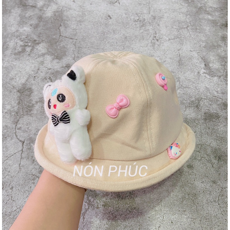 [ Bé 6 tháng- 2tuổi] MŨ LẬT VÀNH BABICHI CHO BÉ TRAI,GÁI SIZE NHÍ