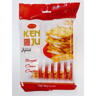 Bánh quy kenju vị hành kem dèo túi 186g