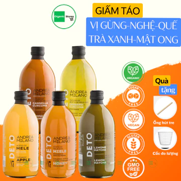 Giấm táo Giấm lựu hữu cơ có giấm cái Milano - Aceto Probios 500ml - Hỗ Trợ Tiêu Hoá - Giảm Cân - Giảm Cholesterol