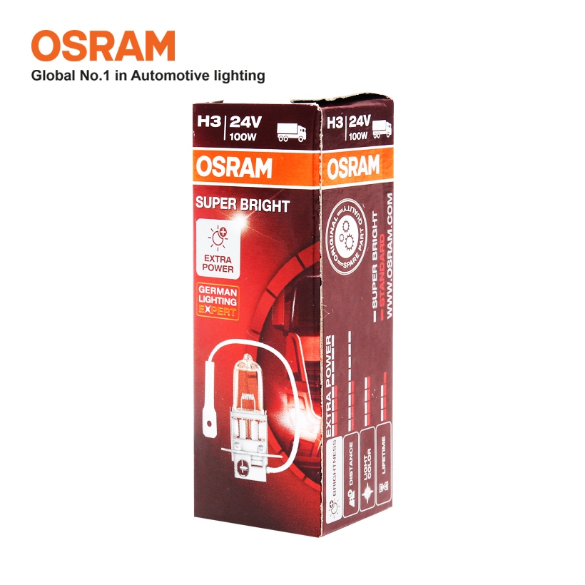 Bóng Đèn Halogen OSRAM Super Bright H3 24V 100W