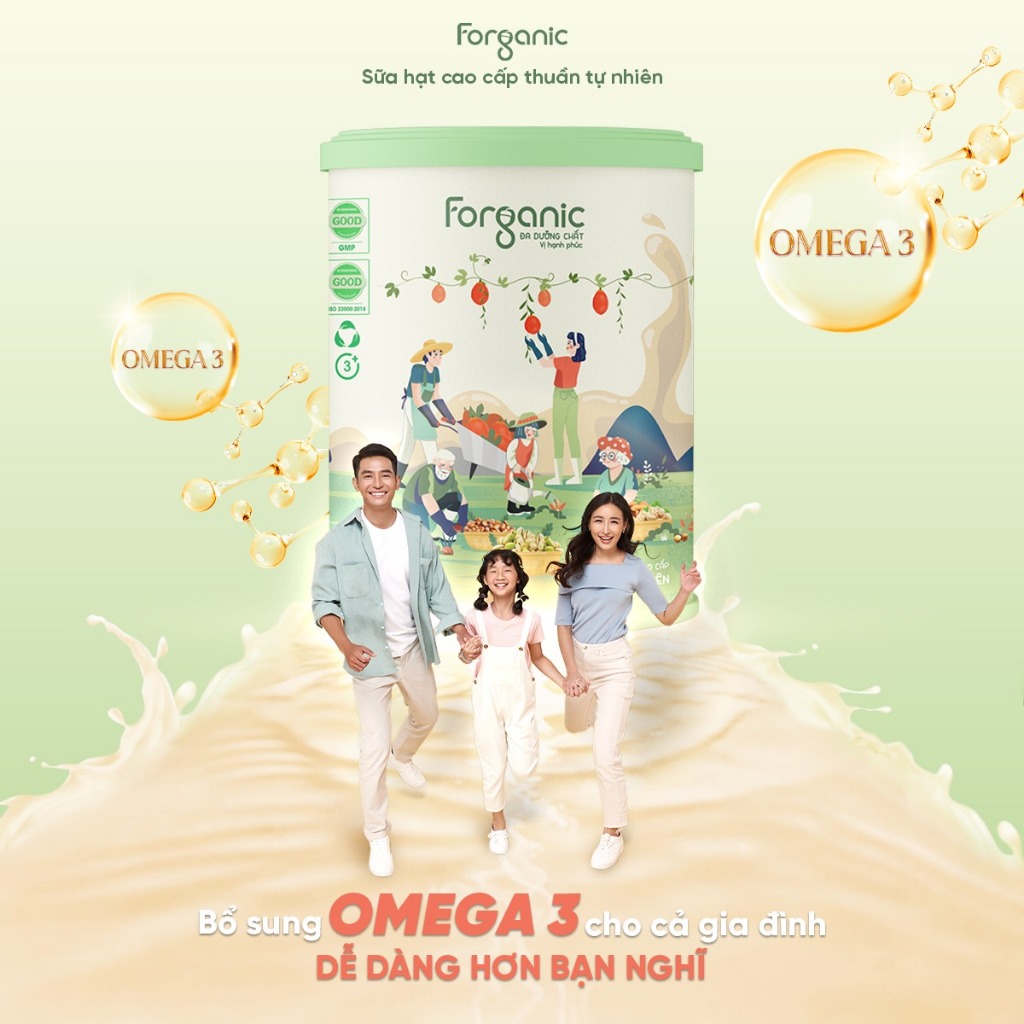 Ảnh Sữa Hạt Forganic Đa dưỡng chất 300G (10 gói) - Bổ sung dinh dưỡng, Sống khỏe mỗi ngày 2
