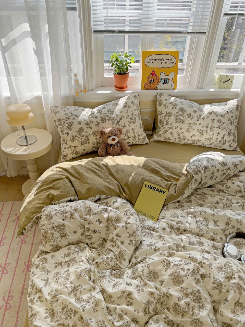 Ảnh Bộ vỏ chăn ga gối cotton Icy LIDACO sợi cotton mềm mại mát lạnh êm ái từng giấc ngủ 2