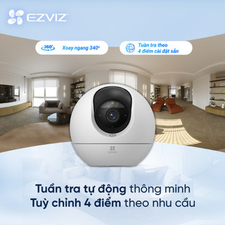 Camera WIFI EZVIZ C6c 8MP, Đàm thoại 2 chiều, Ghi hình màu ban đêm, Nhận dạng cử chỉ để gọi