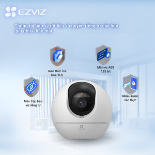 Camera WIFI EZVIZ C6c 8MP, Đàm thoại 2 chiều, Ghi hình màu ban đêm, Nhận dạng cử chỉ để gọi