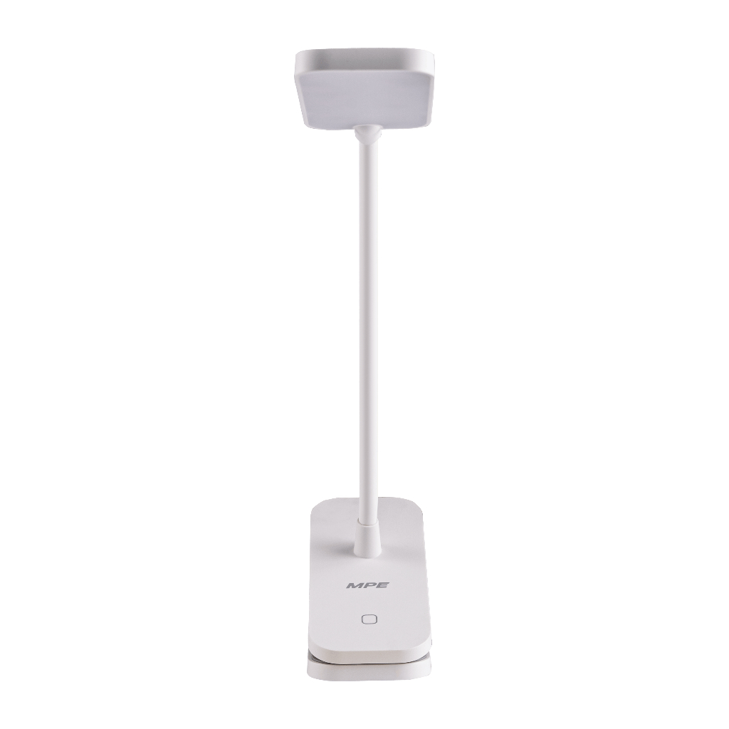 (CHÍNH HÃNG) MPE - Đèn bàn dạng kẹp 1.8W pin sạc 1200mAH sử dụng 5h liên tục Chính hãng MPE Phú Cường