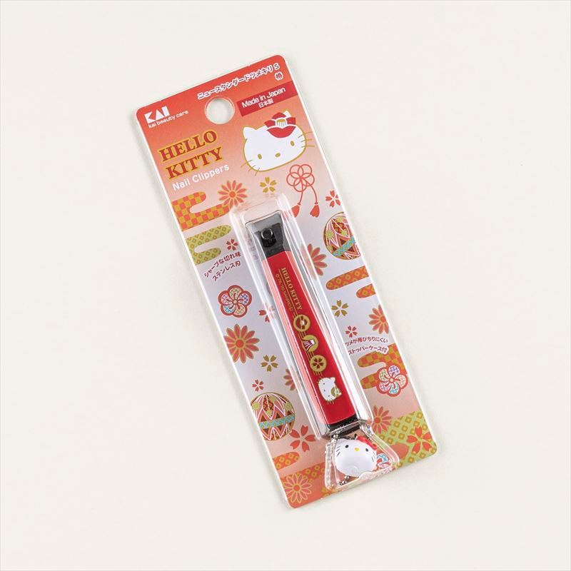 Bấm Móng Tay Hello Kitty Kai 08754 KK2534 Thép Không Gỉ (Size M)