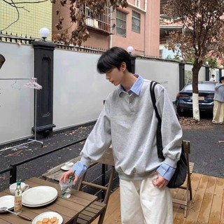 Áo Sweater Phối Sơ Mi Kẻ Liền Thân ZONEF Chất Nỉ Nam Nữ Phong Cách Trẻ Thanh Lịch Hotheelsstore