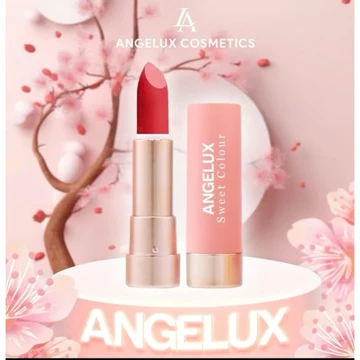 [ hàng chính hãng mẫu mới]Son sáp lì Angelux kèm cọ 12 màu đẹp mềm môi ưu đãi tặng cọ tán son