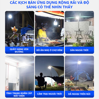 OOKAS Bóng Đèn Năng Lượng  siêu sáng 1000w thích hợp chiếu sáng quầy hàng chợ đêm và chiếu sáng gia đình