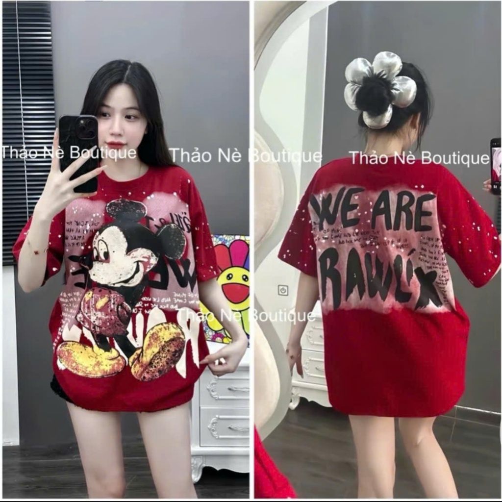 Áo Thun AM Nam Nữ Form Rộng Chuột MIEY | BigBuy360 - bigbuy360.vn