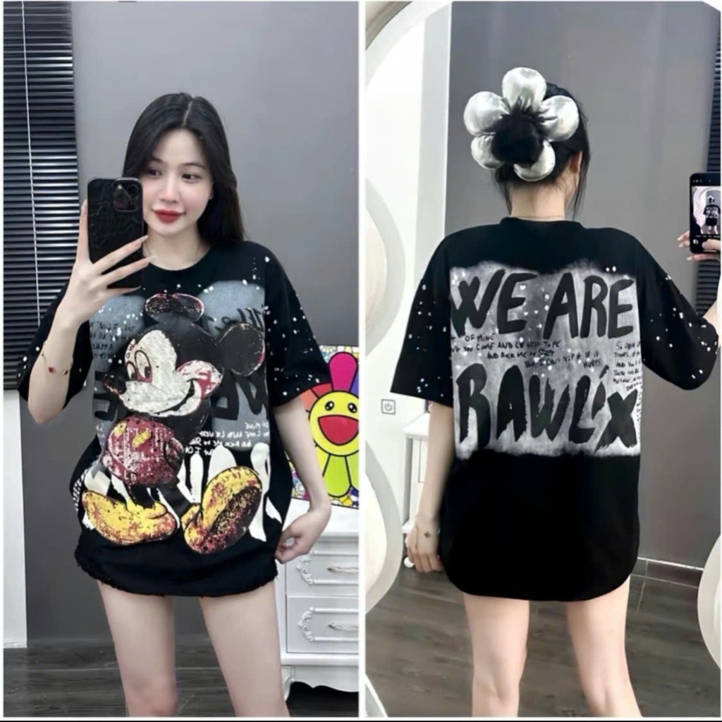 Áo Thun AM Nam Nữ Form Rộng Chuột MIEY | BigBuy360 - bigbuy360.vn