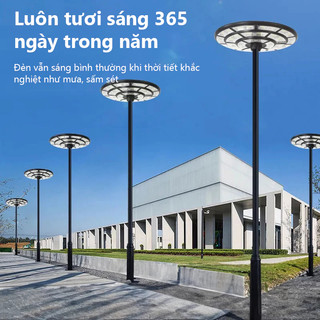 OOKAS UFO Đèn Led năng lượng mặt trời  Đèn sân vườn, đèn đường điều khiển từ xa siêu sáng