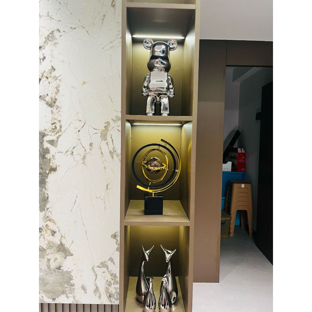 Quả địa cầu năng lượng cao 34cm, cao 43cm đế đá cao cấp trang trí phòng khách, tủ kệ, bàn làm việc