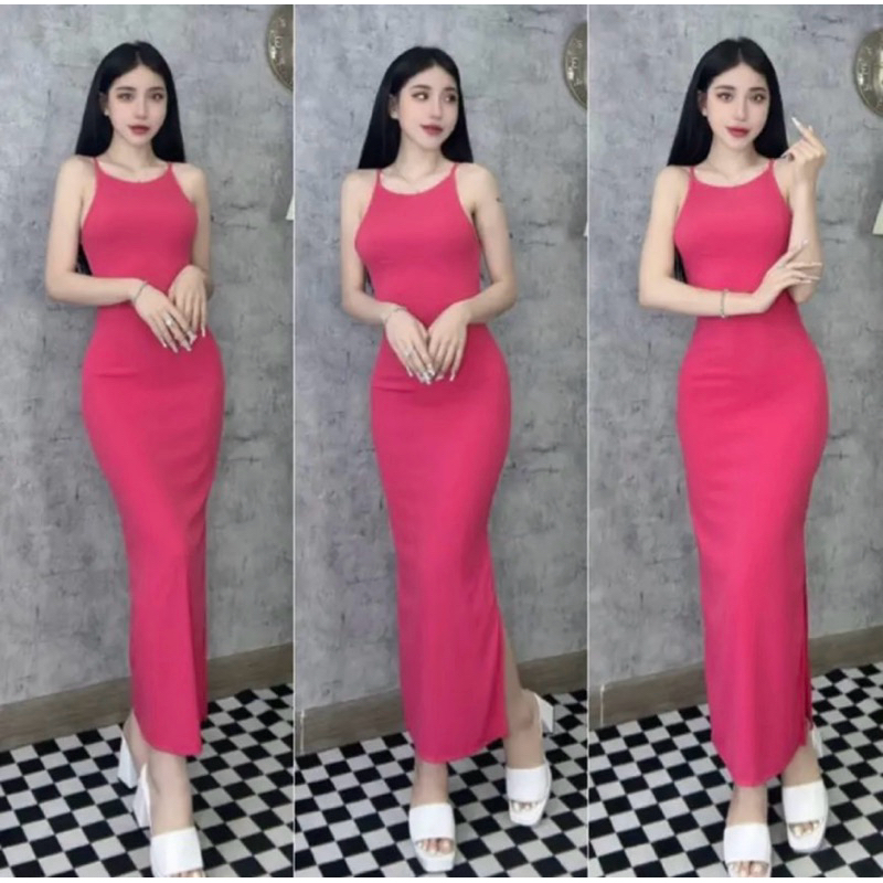 Váy 2 Dây body ,Váy thun tâm cổ yếm body , váy nữ sát nách body thời trang hotgirl mã bán chạy quanh năm giá yêu thương
