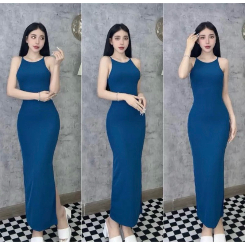 Váy 2 Dây body ,Váy thun tâm cổ yếm body , váy nữ sát nách body thời trang hotgirl mã bán chạy quanh năm giá yêu thương