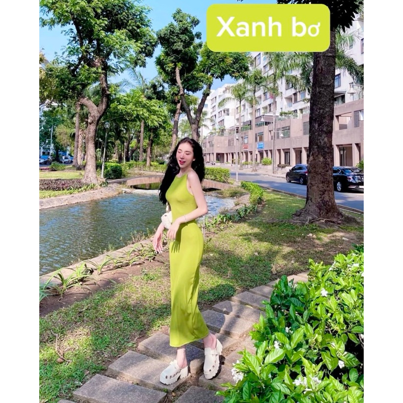 Váy 2 Dây body ,Váy thun tâm cổ yếm body , váy nữ sát nách body thời trang hotgirl mã bán chạy quanh năm giá yêu thương