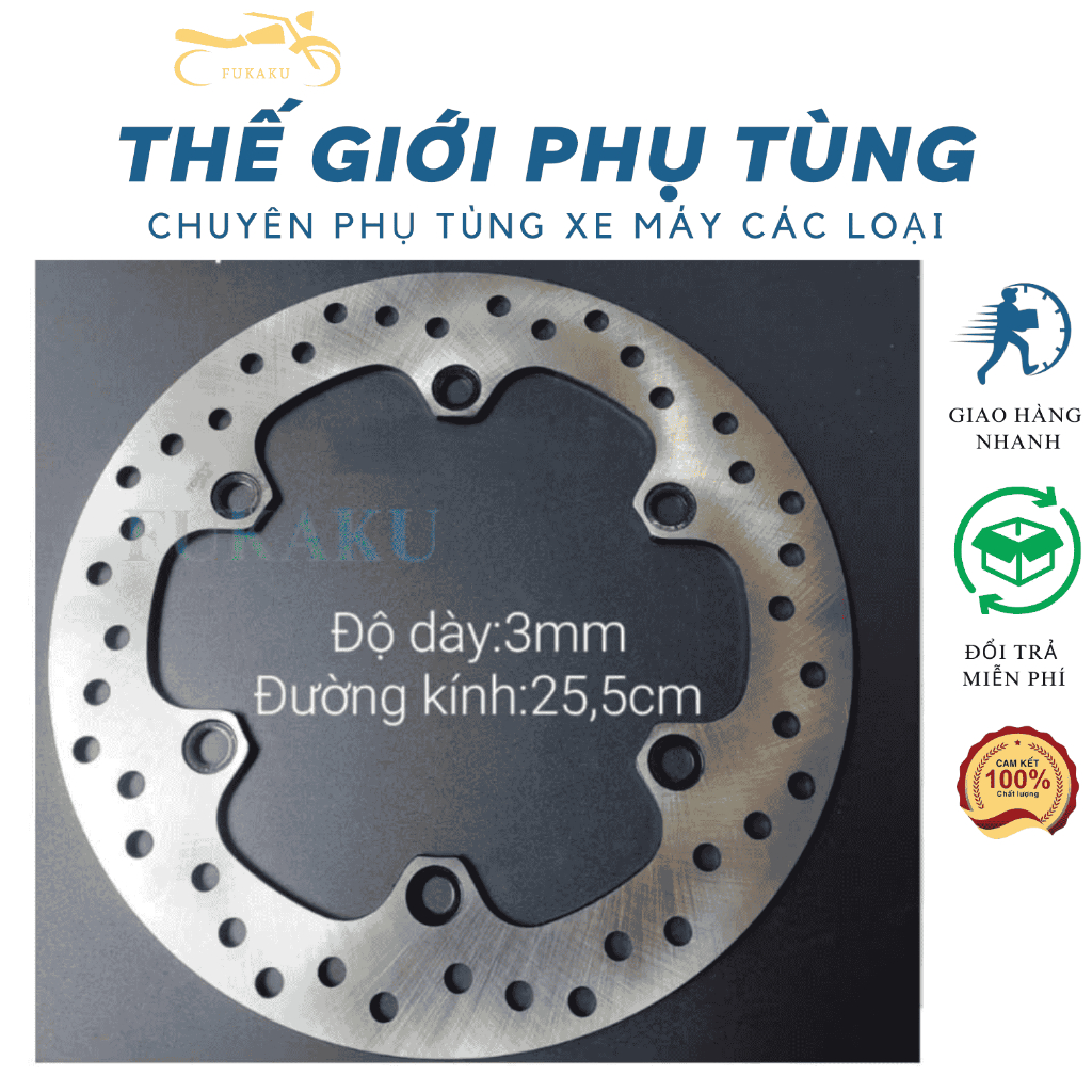 Đĩa Thắng Trước Và Sau Xe Winner, Winner V1 Hàng Cao Cấp