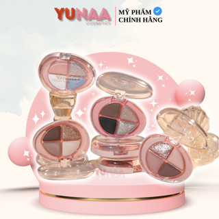[Y298] Bảng Phấn Mắt GOGO TALES Quả Trứng 4 Ô - Nhũ Highlight - Gogotales Glittering Colorful