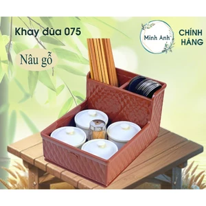 Khay đũa, khay đựng gia vị nhựa rẻ nhà hàng, quán đựng đũa muỗng 071.075.076 khay đẹp