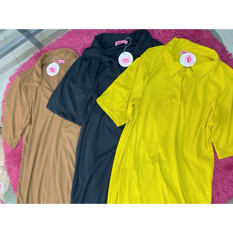 Đầm bigsize / Đầm tay lỡ cổ trụ fom rộng / đầm xẻ tà tay ngắn cổ trụ bầu bí dưới 65kí bao mặc đẹp