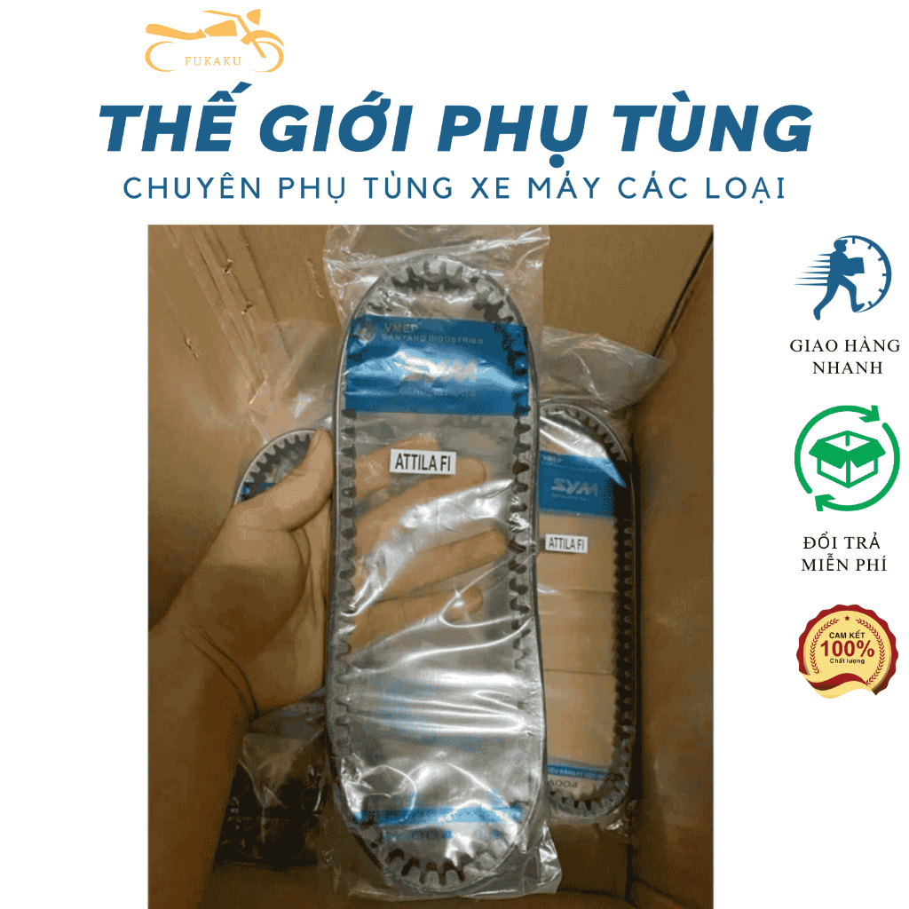 Dây Curoa Xe Attila-Victoria/ Elizabeth Fi Hàng Cao Cấp