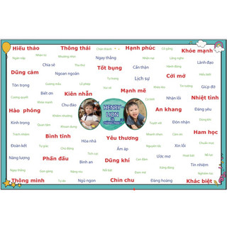 TRANH GÁN MÁC NGÔN TỪ THỊNH VƯỢNG CHO BÉ YÊU