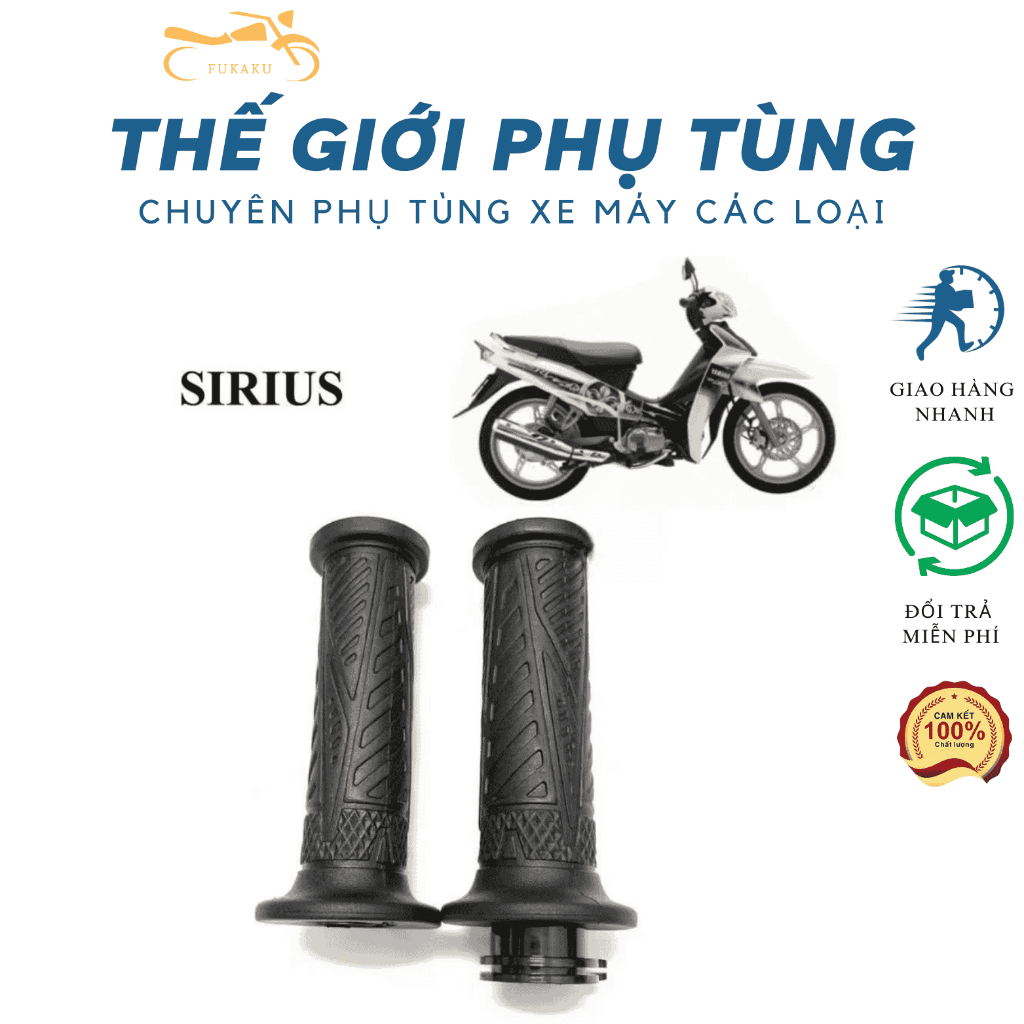 Bao Tay Xe Sirius (Có Ống Ga) Hàng Cao Cấp
