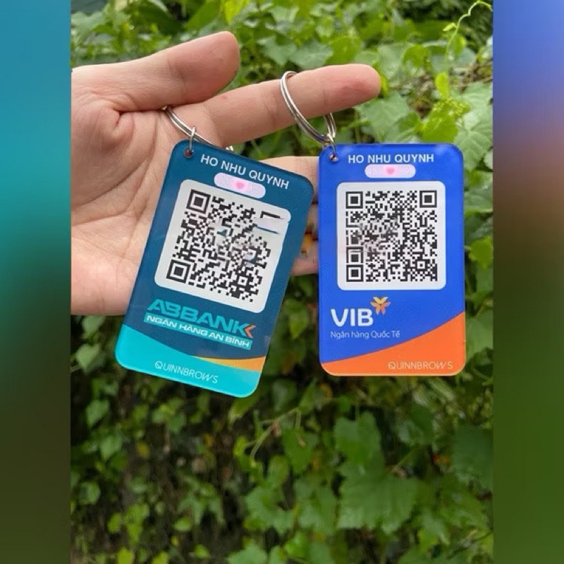 Móc khóa chống nước in mã Qr code tiện lợi- Quà tặng Sango