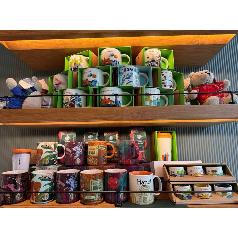 (CÓ SẴN)Ly sứ/binh For here Starbucks Vietnam chính hãng | BigBuy360 - bigbuy360.vn