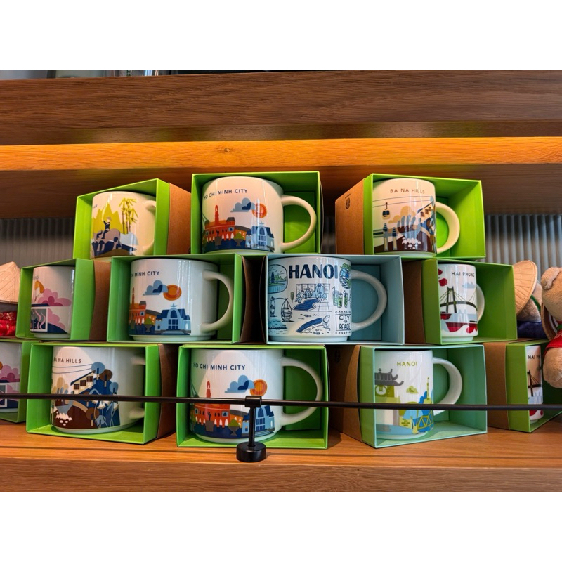 (CÓ SẴN)Ly sứ/binh For here Starbucks Vietnam chính hãng | BigBuy360 - bigbuy360.vn