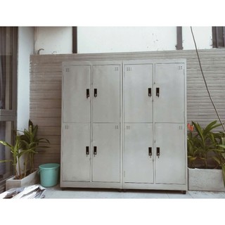 Tủ locker 30 hộc sắt có khóa đựng đồ cá nhân cho khách hàng an toàn.