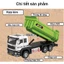 Đồ chơi xe tải chở vật liệu xây dựng bằng hợp kim, chạy cót, nâng được ben, kích thước lớn